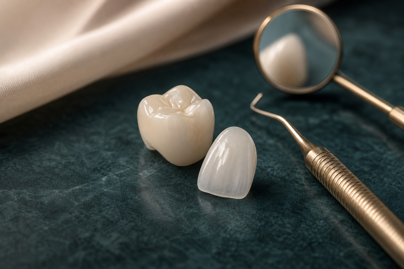 Illustrative dental restoration detail